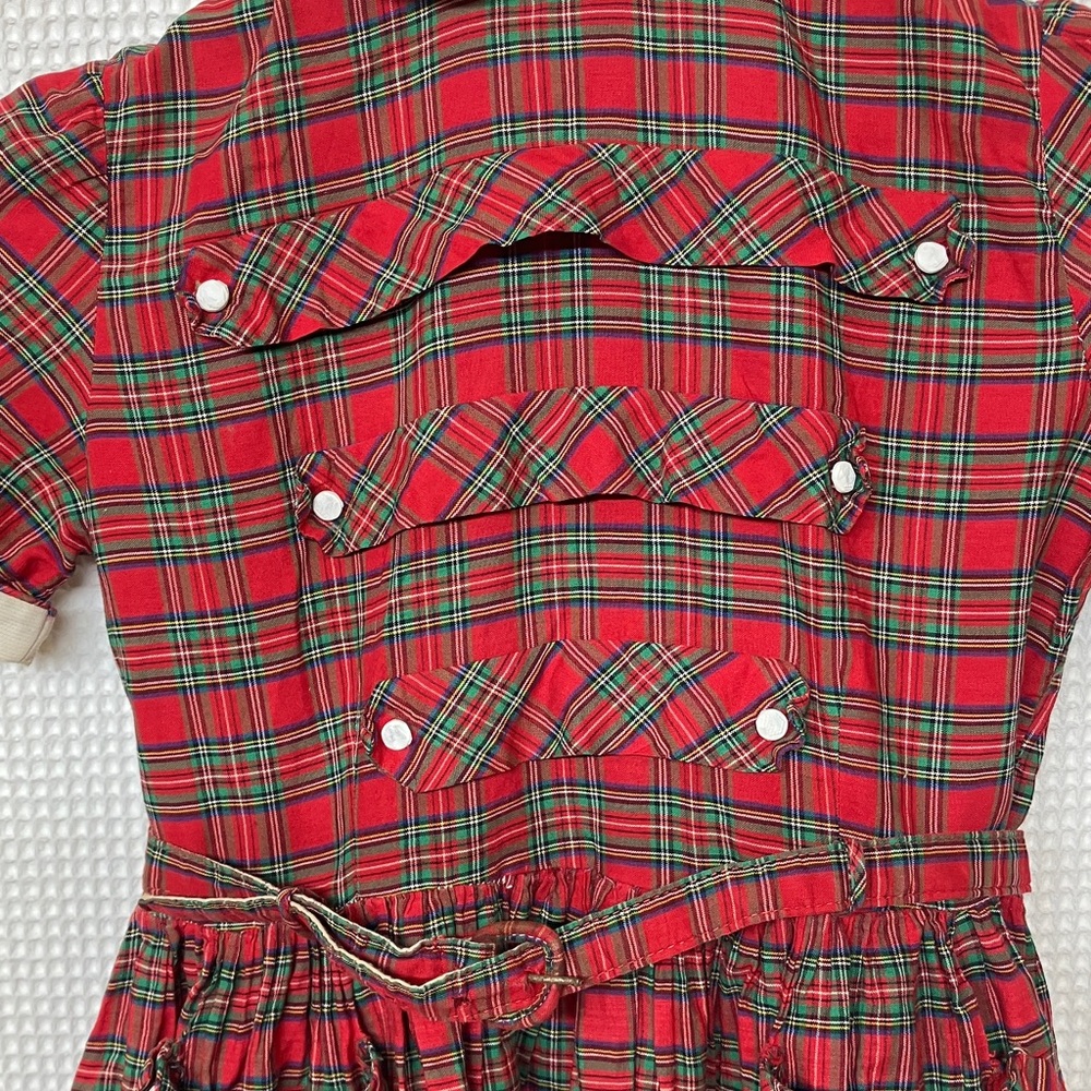 Tartan plaid girls dress - Picture 2 of 10